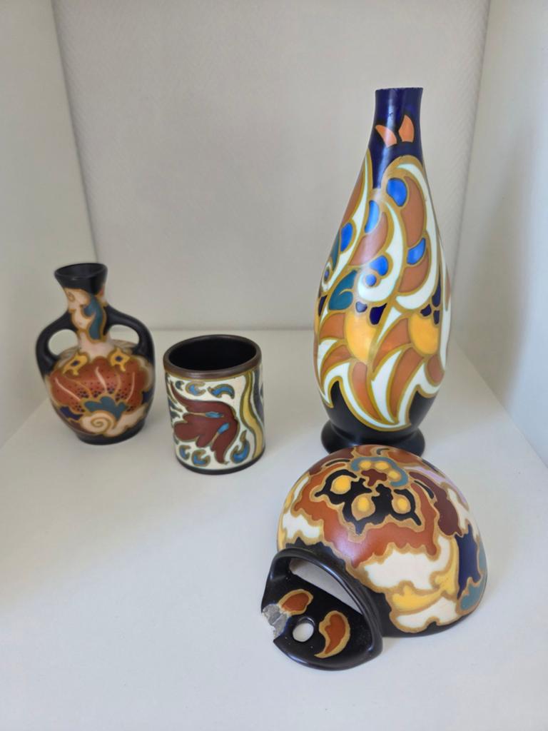 Diverse plateel uit Gouda, Ophalen of Verzenden