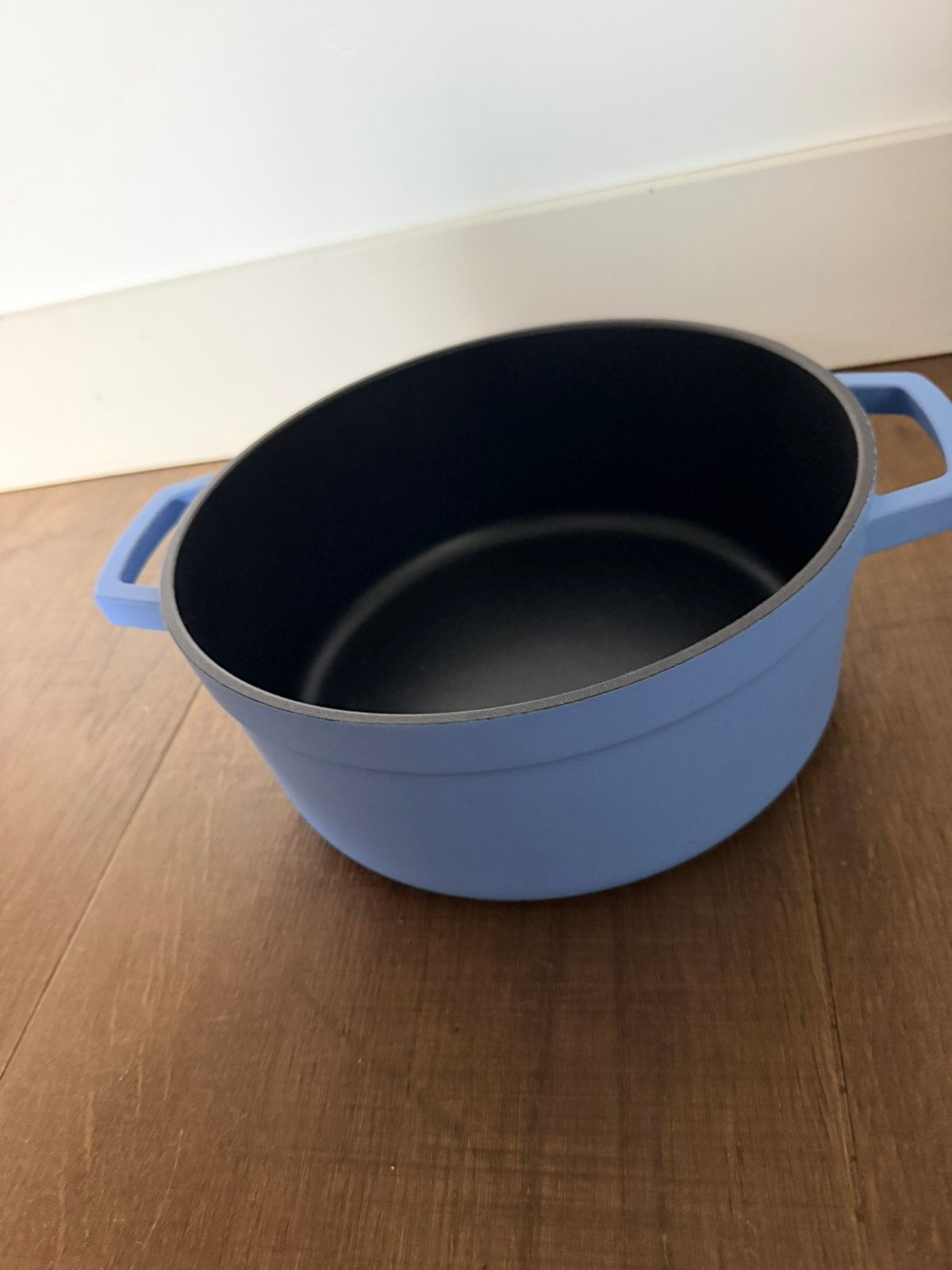 Gietijzeren stoofpan, Huis en Inrichting, Keuken | Potten en Pannen, Ophalen of Verzenden, Zo goed als nieuw, Gietijzer, Koekenpan of Braadpan