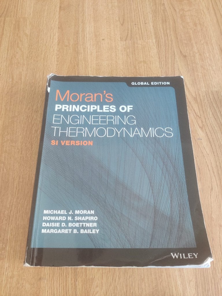 Moran's Principles of engineering thermodynamics, Ophalen of Verzenden, Beta, Gelezen, HBO