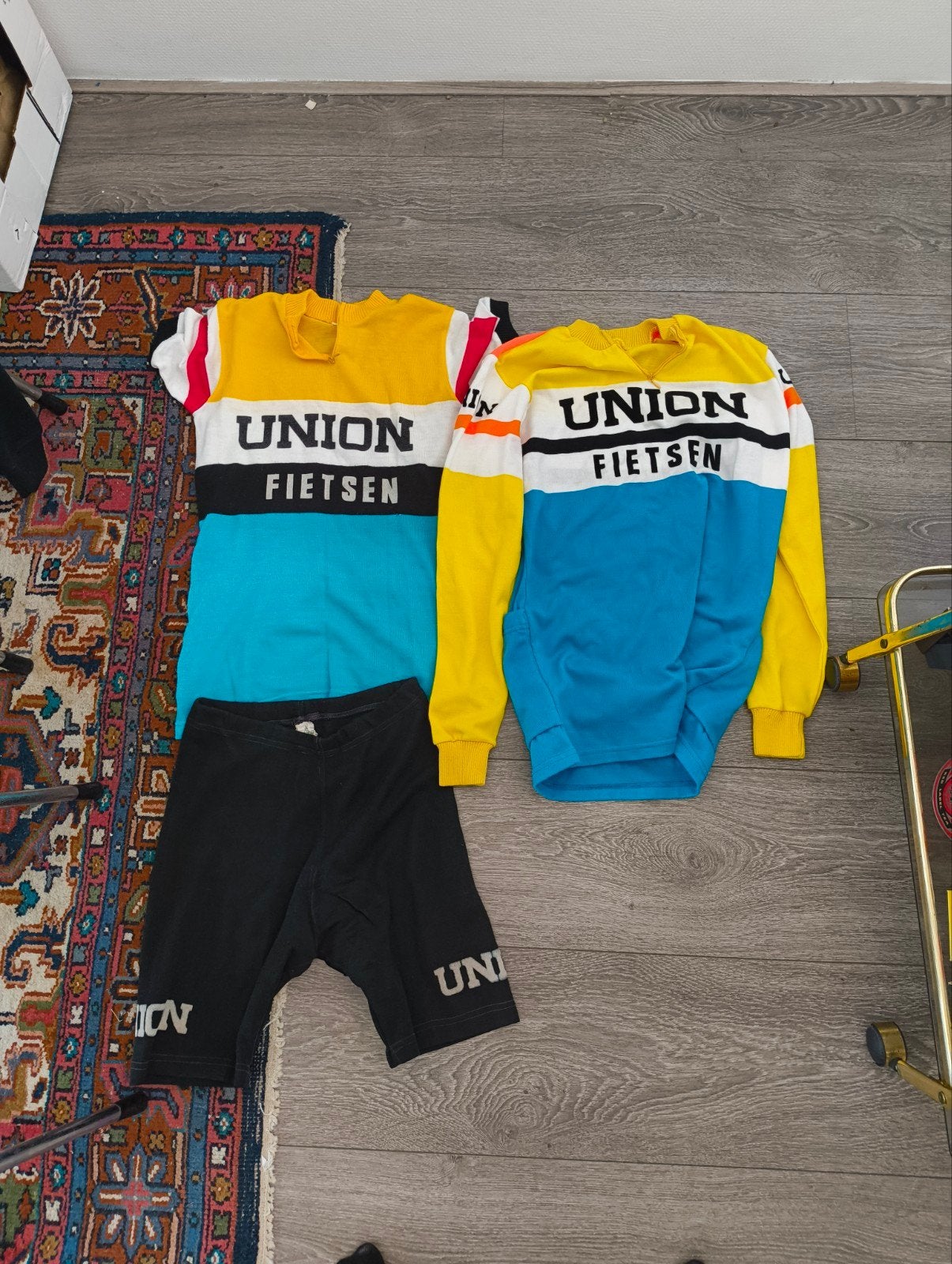 Vintage Union wielrenners kleding, Ophalen of Verzenden, Kleding