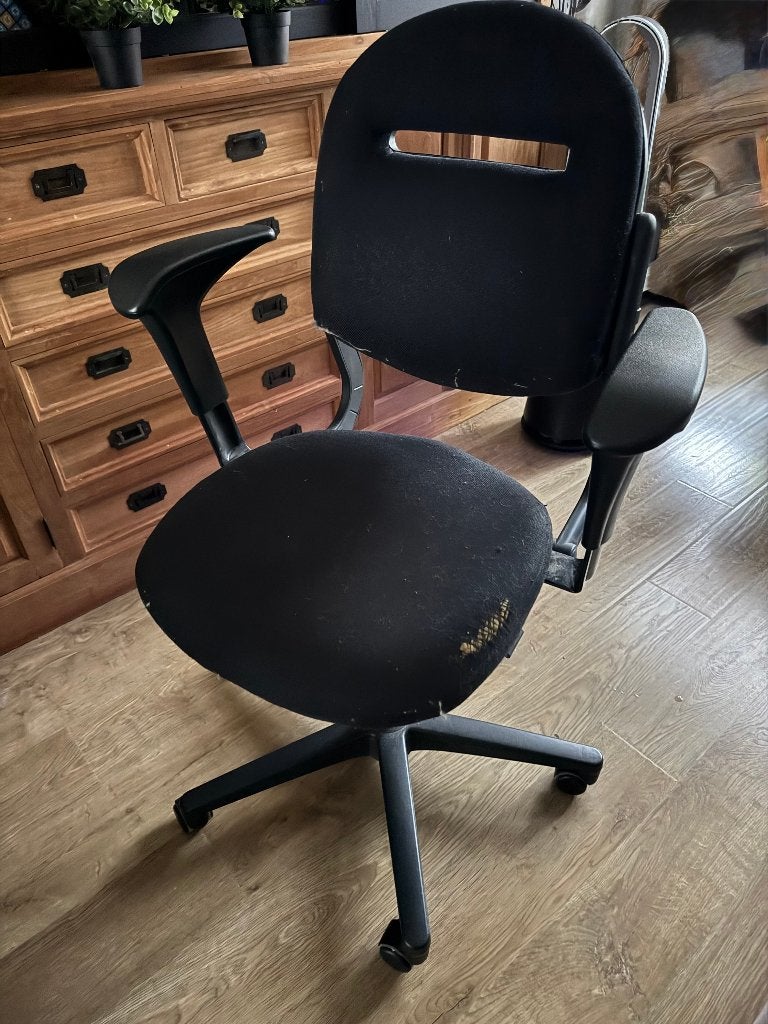 Ahrend 220 bureaustoel zwart - de klassieke brievenbus, Huis en Inrichting, Bureaustoelen, Ophalen, Gebruikt, Zwart, Bureaustoel