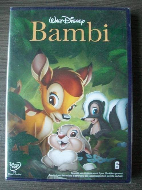 Walt Disney BAMBI met gouden rugnummer 5 nieuw in seal, Tekenfilm, Verzenden, Amerikaans, Vanaf 6 jaar