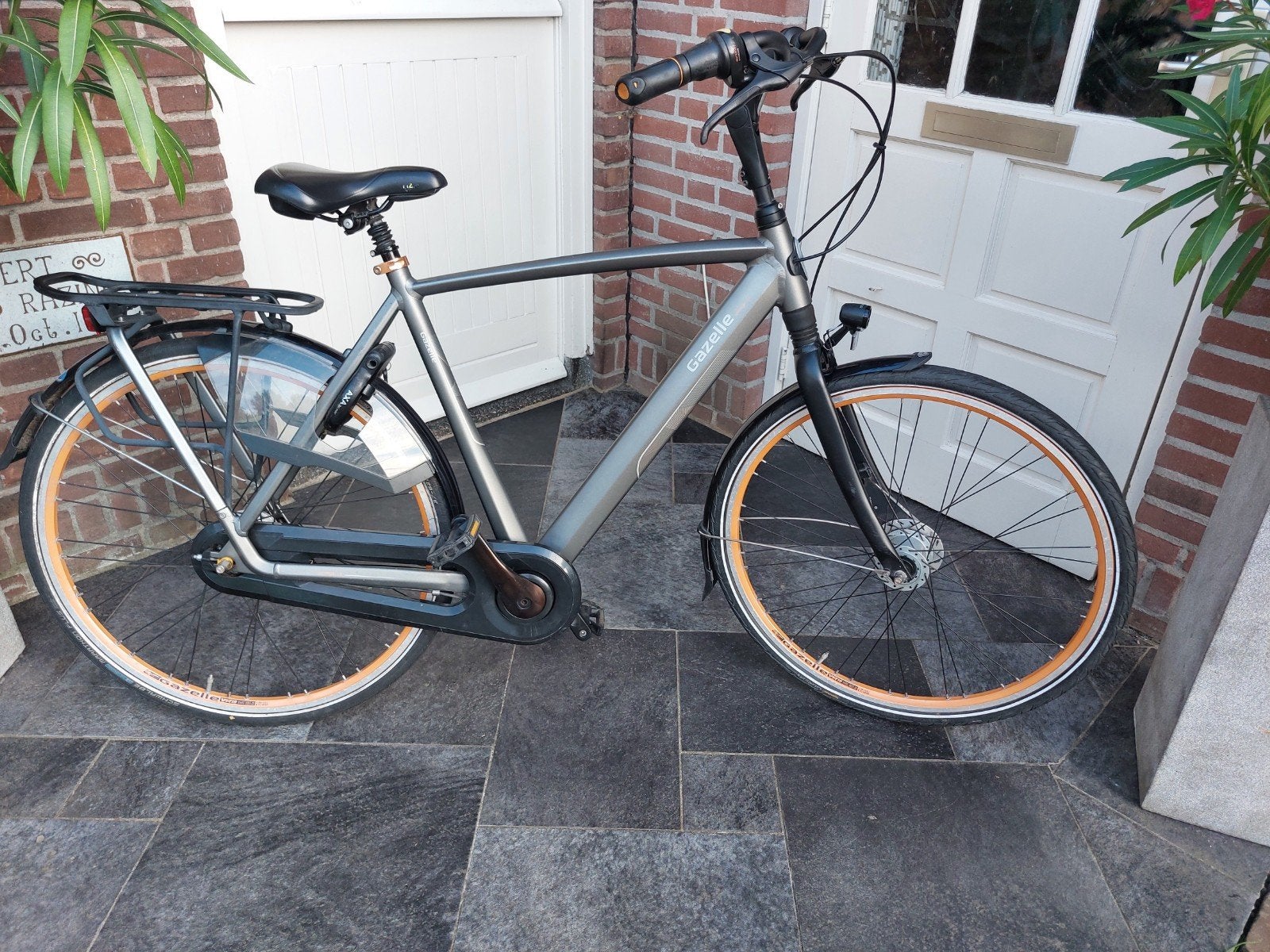 Gazelle Orange C7 heren fiets 28 inch H57cm 7 versn jongens, 55 tot 59 cm, Ophalen, Zo goed als nieuw, Gazelle