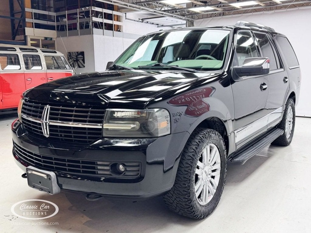 Lincoln NAVIGATOR V8 - ONLINE AUCTION, Auto's, Automaat, Gebruikt, Zwart, Bedrijf