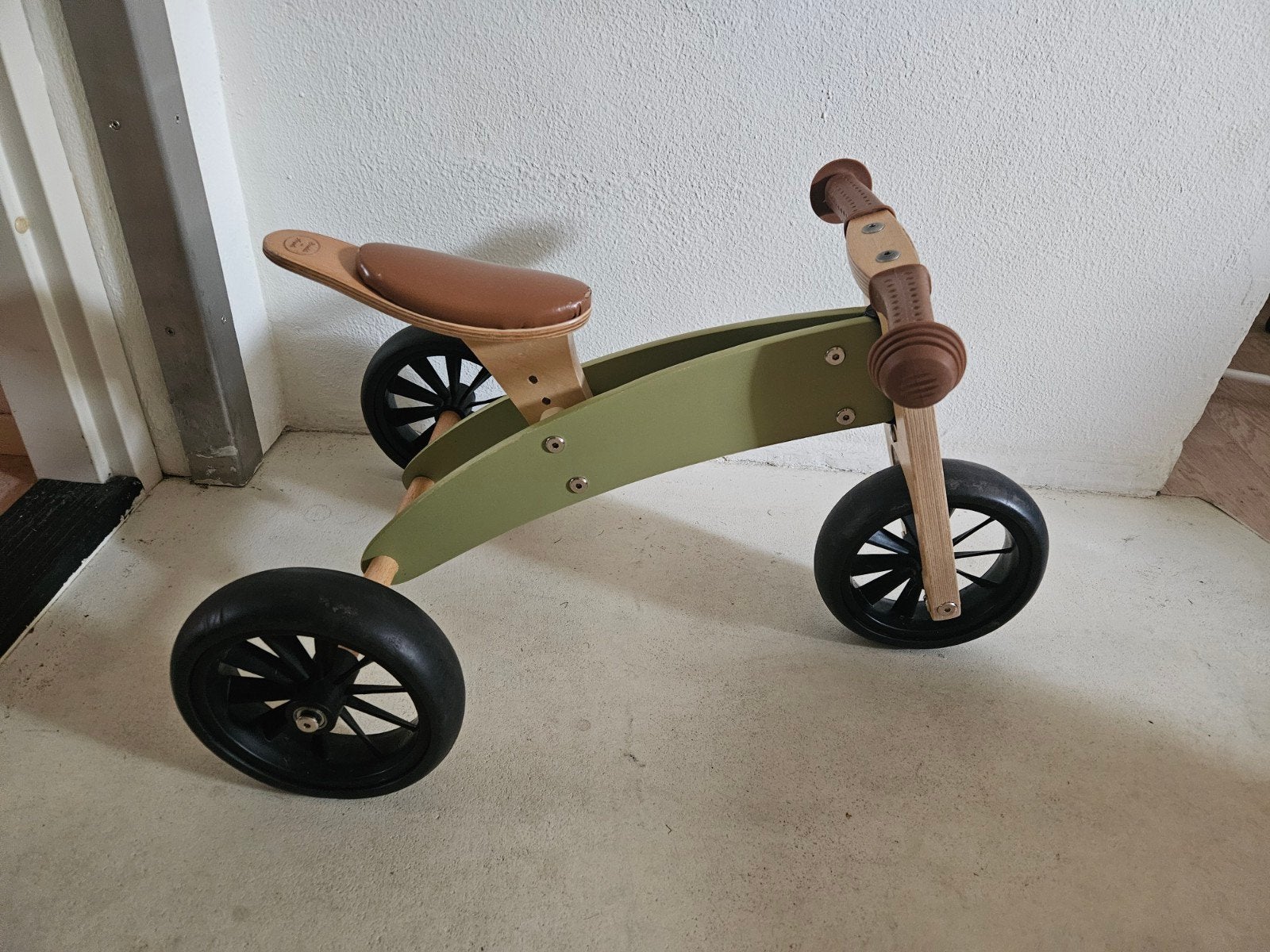 Bandits & Angels houten loopfiets/driewieler, Ophalen, Zo goed als nieuw, Loopfiets