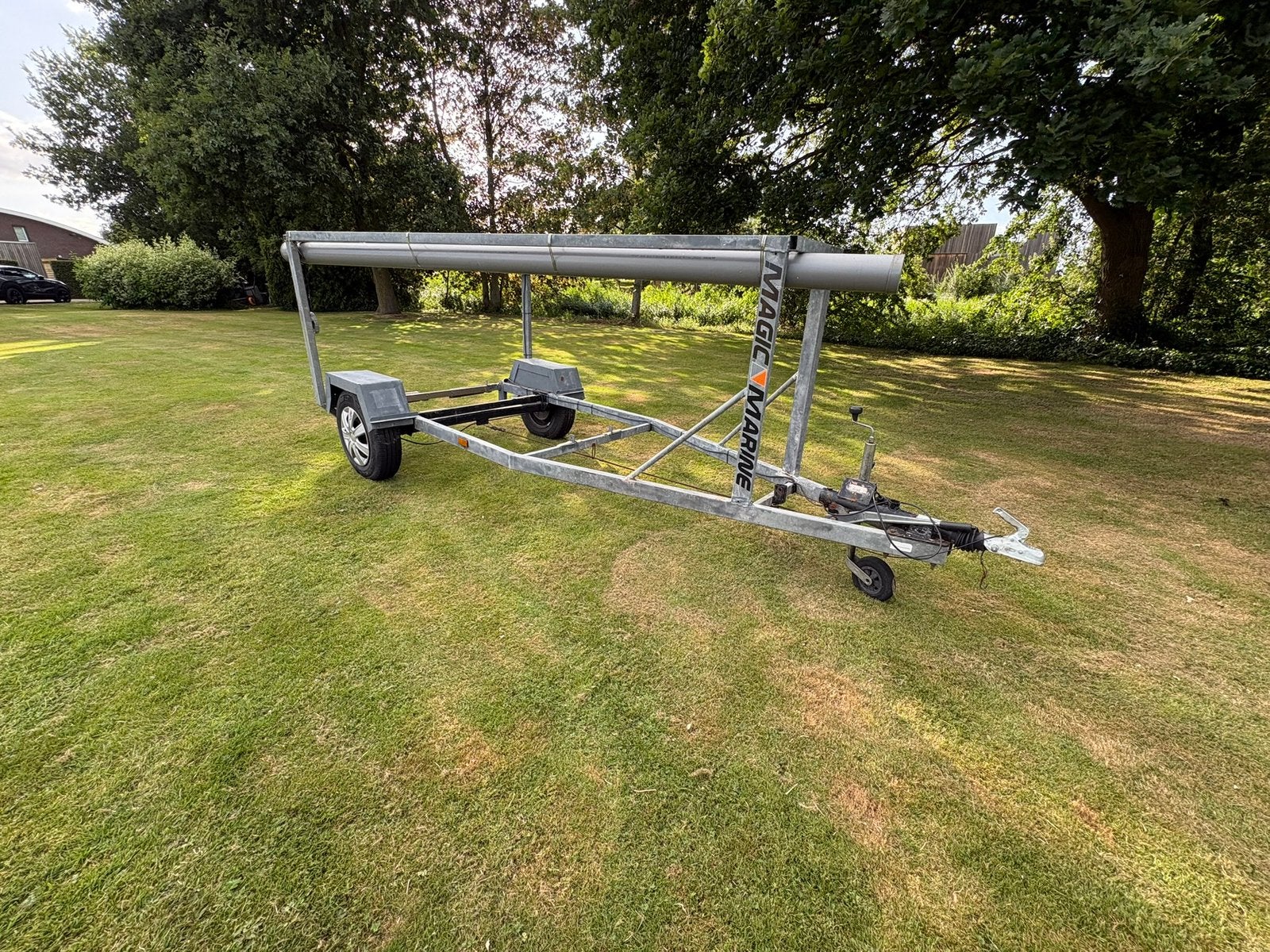 Boot toebehoren - trailer en laser, Ophalen of Verzenden, Zo goed als nieuw, Grootzeil, Minder dan 15 m²
