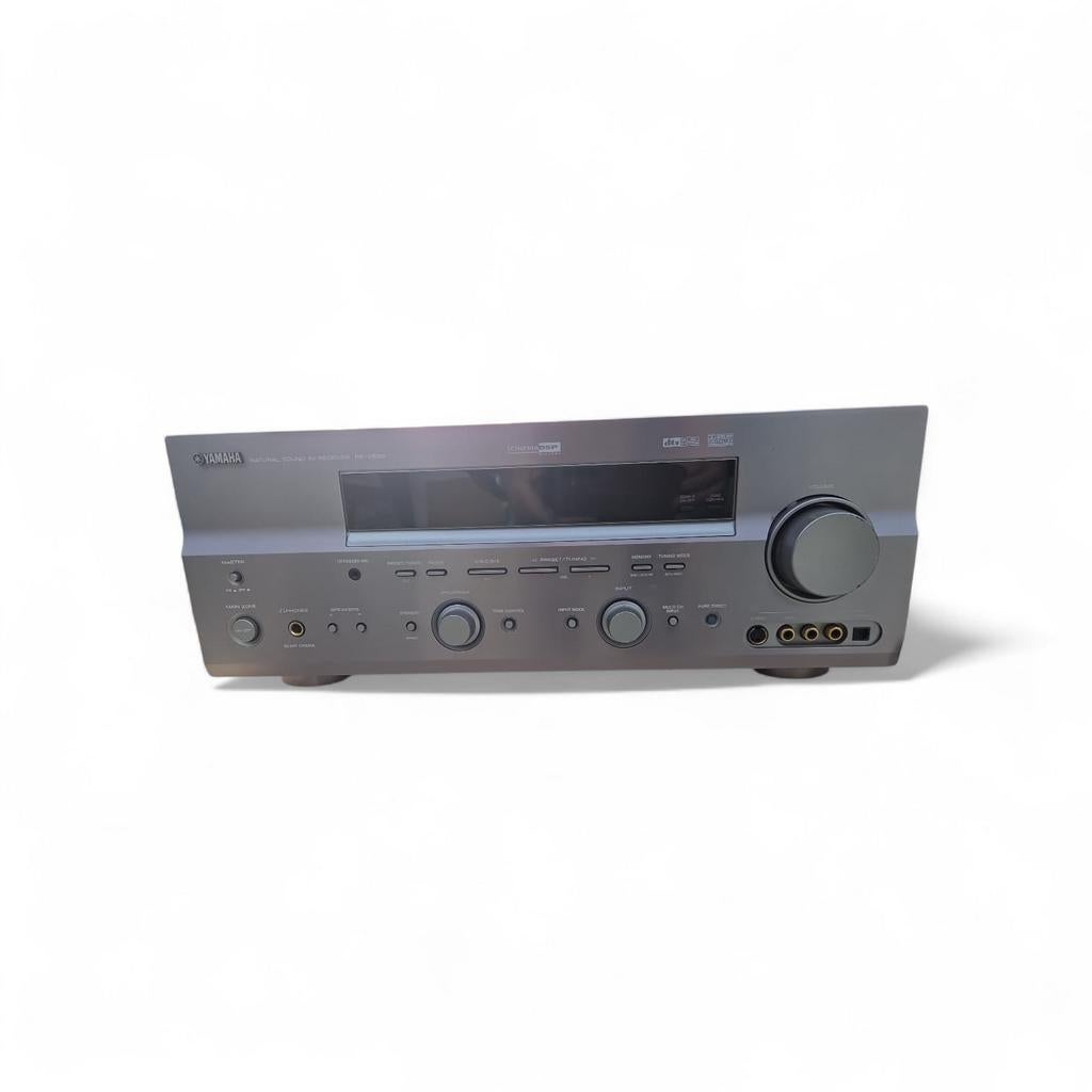 Yamaha RX-V657 Receiver - Zilverkleurig, Goede Staat, Gebruikt, Yamaha, Ophalen of Verzenden, 120 watt of meer