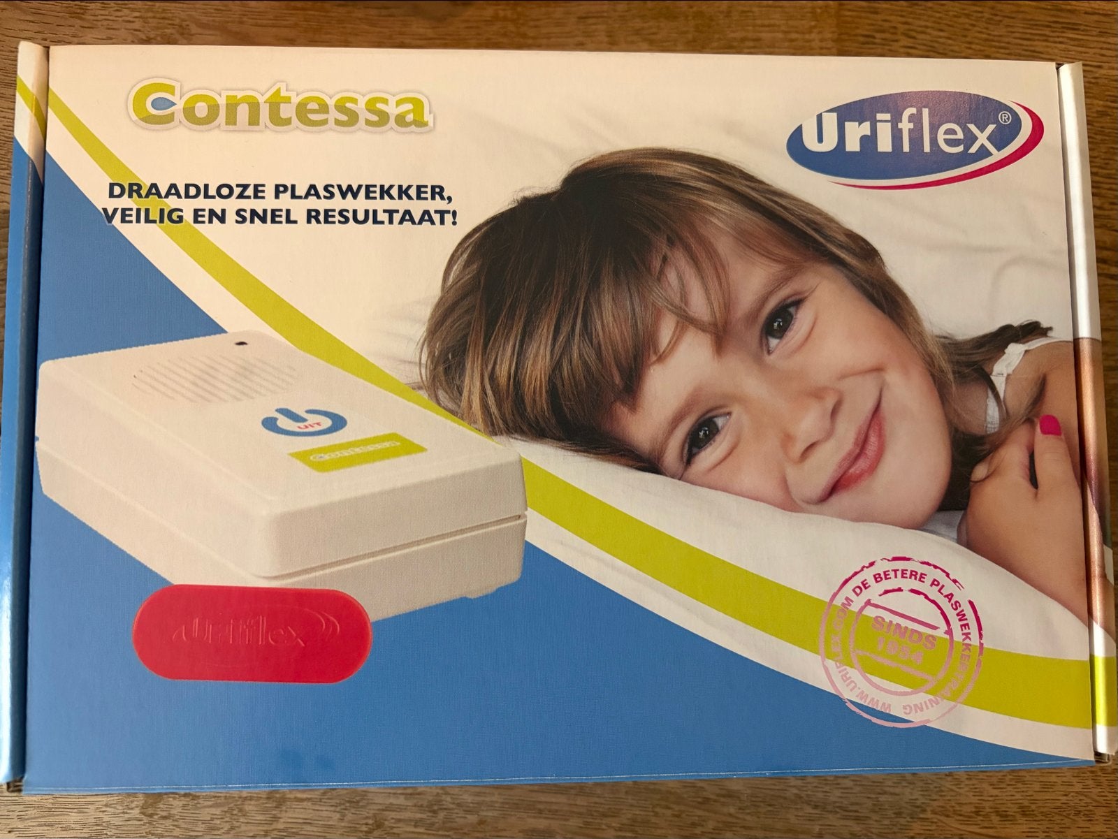 Contessa Uriflex draadloze plaswekker, Ophalen of Verzenden, Zo goed als nieuw