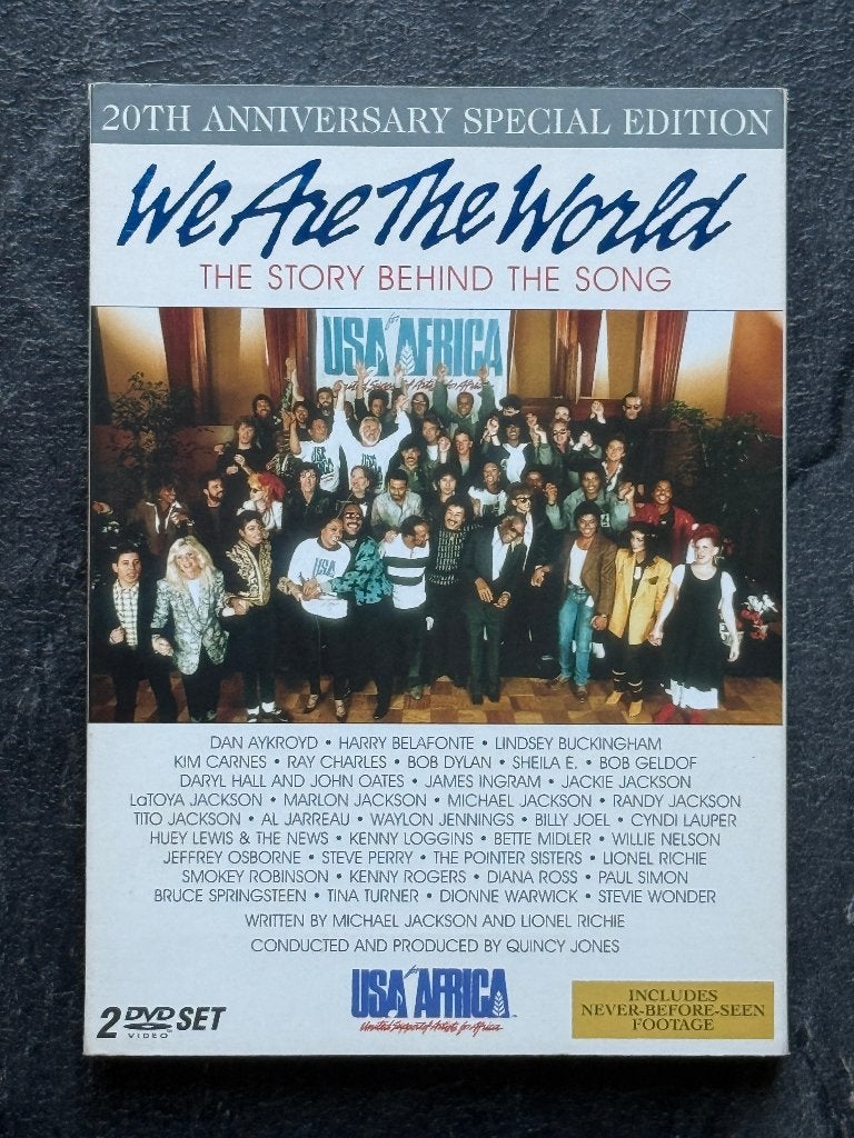 Zgan - Michael Jackson We Are The World 2 DVD, Ophalen of Verzenden, Zo goed als nieuw