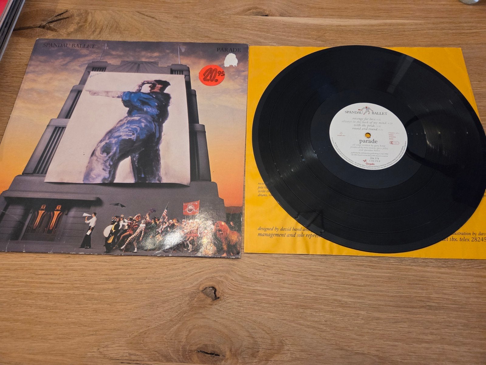 Spandau ballet parade LP, Cd's en Dvd's, Ophalen of Verzenden, LP