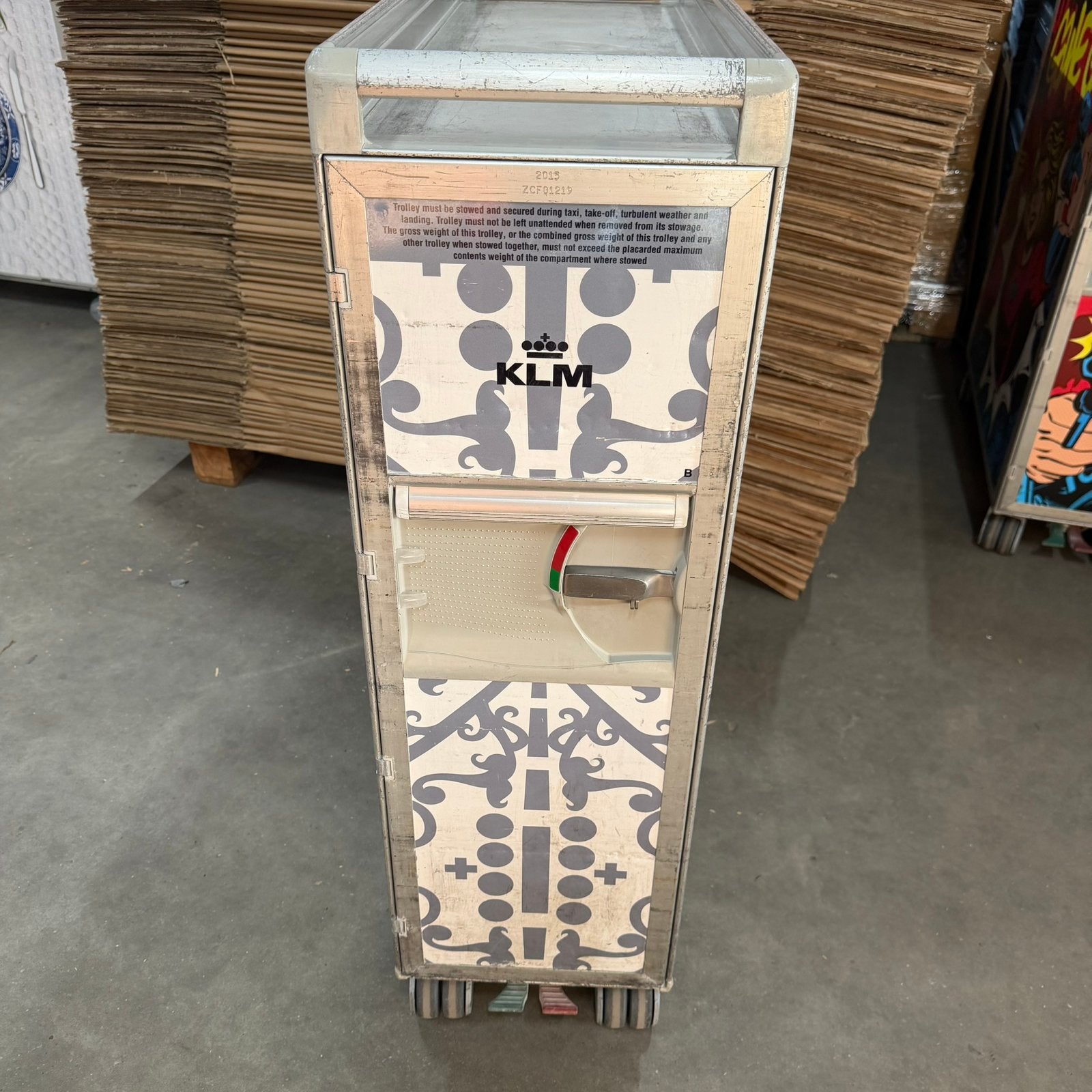 Vliegtuigtrolley vliegtuig trolly airline cart galley cart, Ophalen, Gebruikt, Info@traptrading.nl, Kaatsheuvel