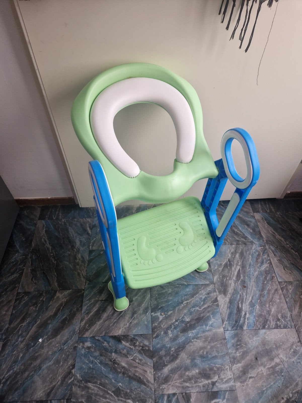 Kinder wc bril met trapje, Ophalen