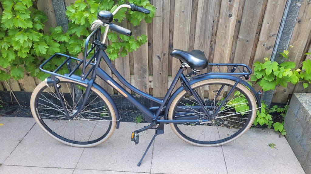 Sparta pick up donker blauw, Fietsen en Brommers, Fietsen | Dames | Omafietsen, 53 tot 56 cm, Ophalen, Gebruikt, Versnellingen