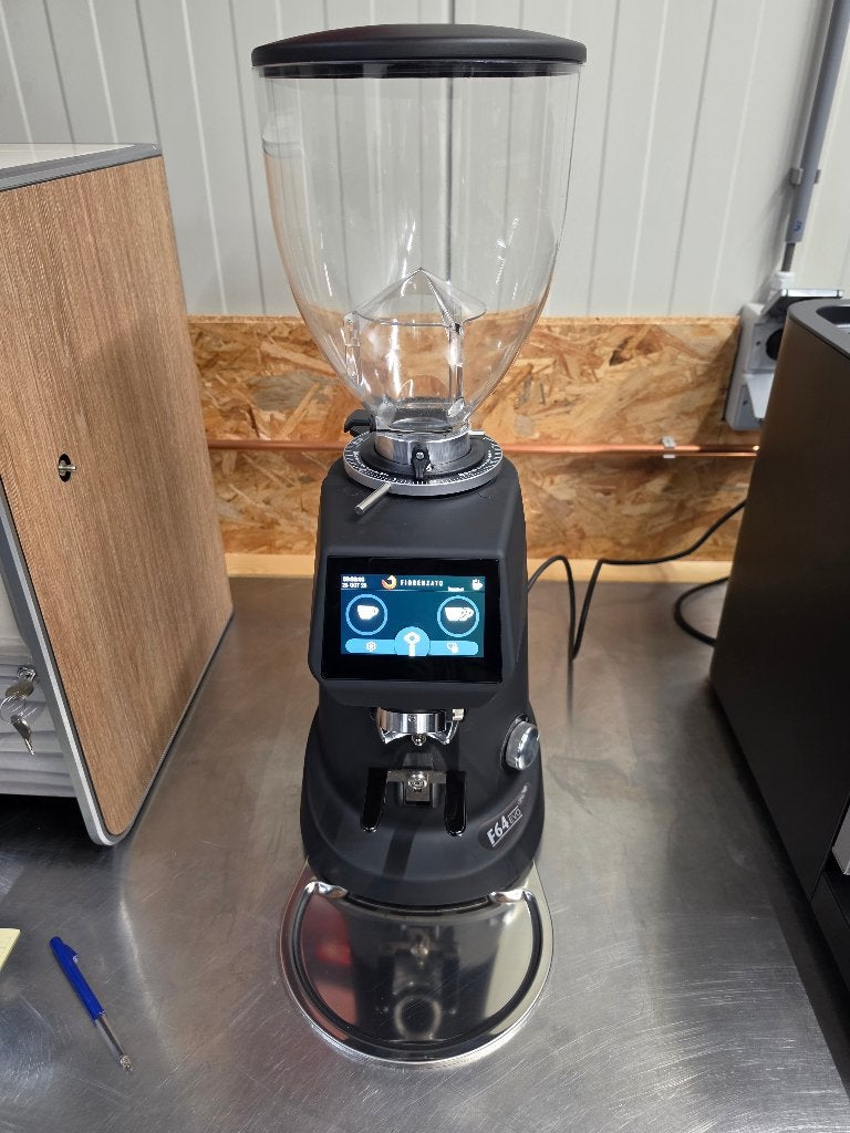Fiorenzato F64EVO MAT ZWART, Ophalen, Nieuw, Overige merken, Koffiemolen