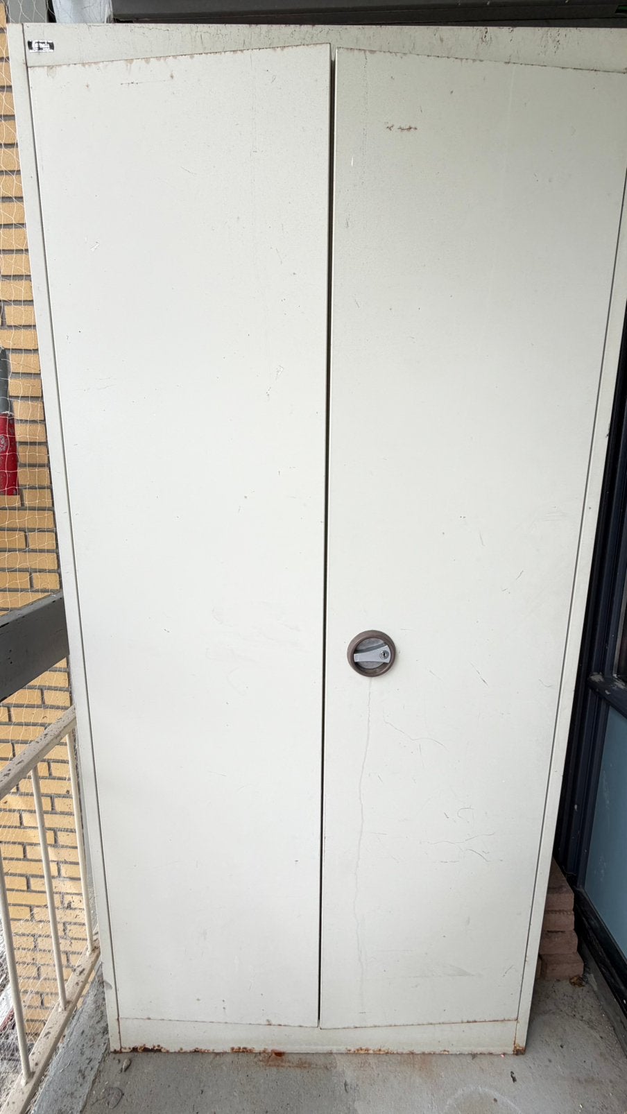 Metalen kast 100x200cm, Huis en Inrichting, Kasten | Roldeurkasten en Archiefkasten, Ophalen, 50 tot 100 cm, Zo goed als nieuw