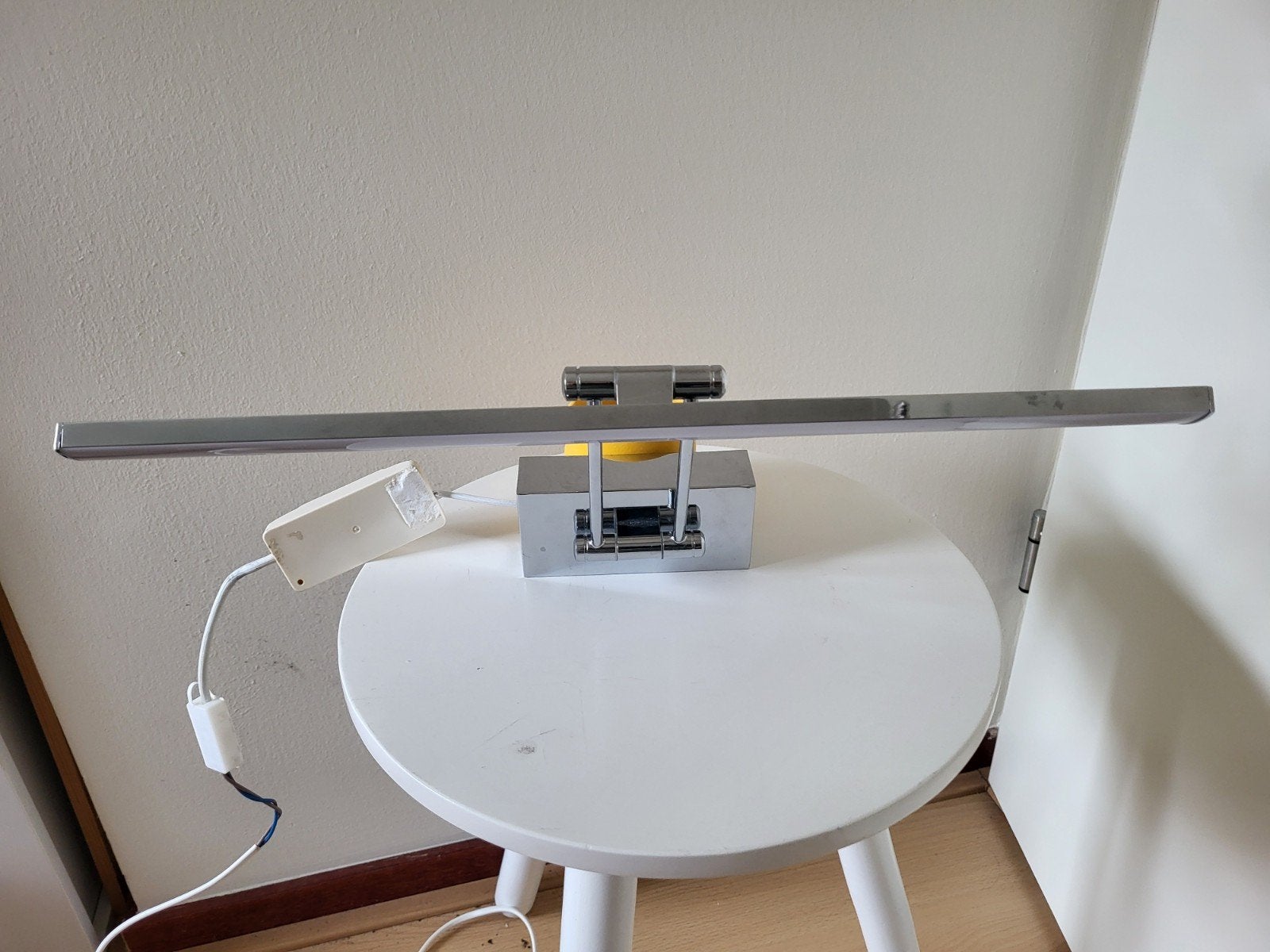 Moderne LED spiegel/schilderijverlichting- Chroom, Ophalen, Zo goed als nieuw, Modern