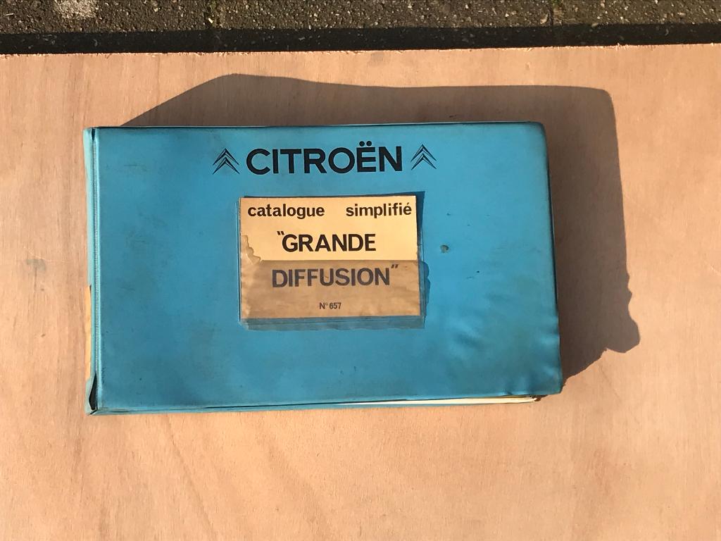 citroen 2cv dyane onderdelenboek, Ophalen