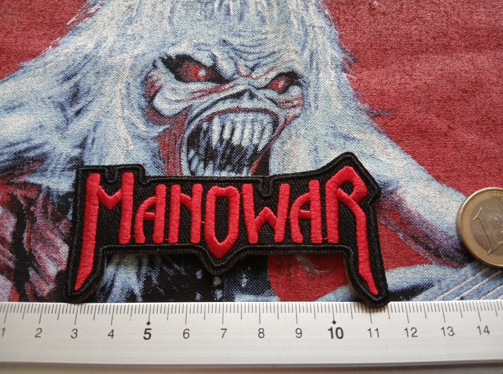 Manowar shaped patch m9, Verzamelen, Muziek, Artiesten en Beroemdheden, Ophalen of Verzenden, Nieuw, Kleding