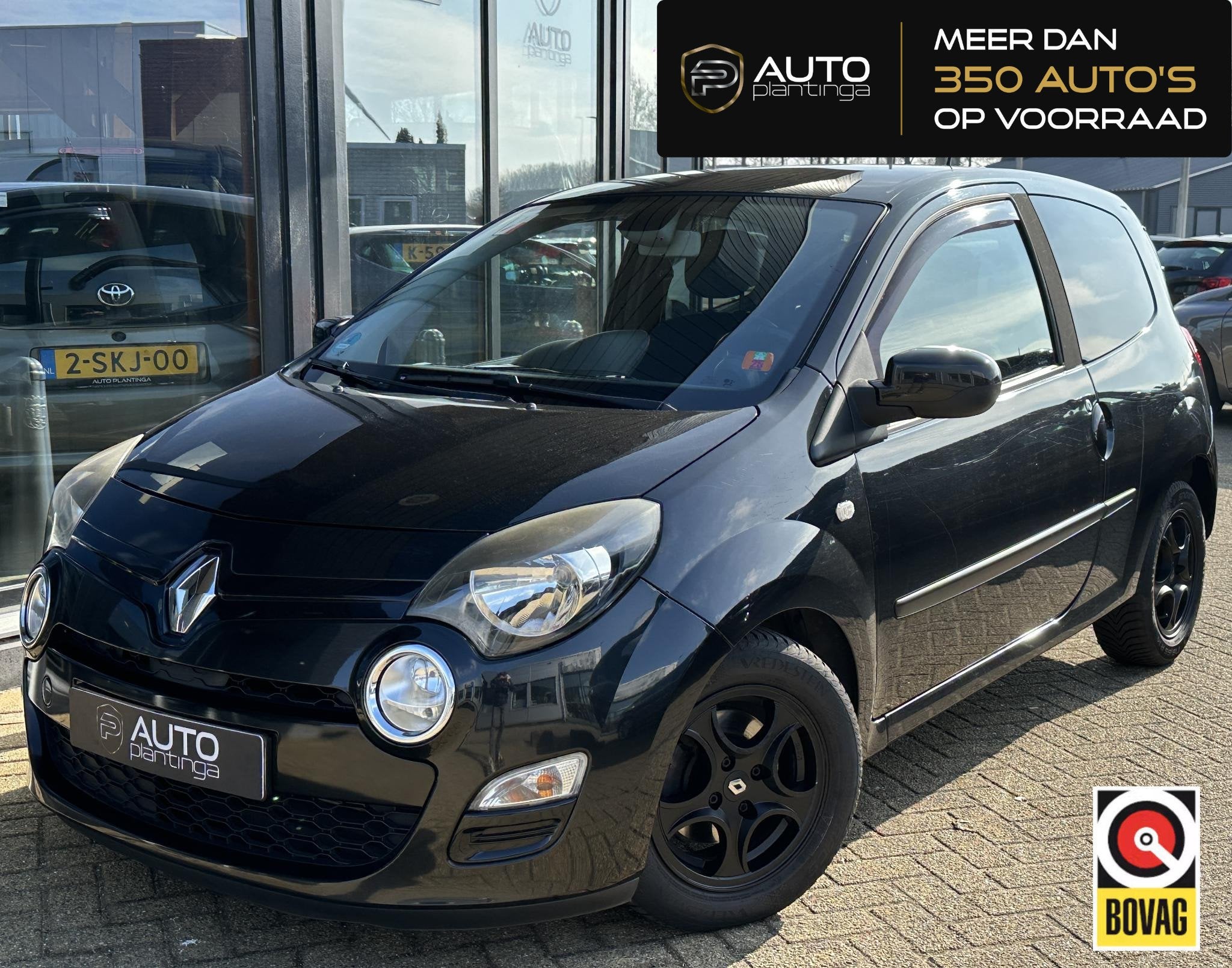 Renault Twingo 1.2 16V Dynamique 75PK | DEALERONDERHOUDEN |, Voorwielaandrijving, Gebruikt, 4 stoelen, Zwart