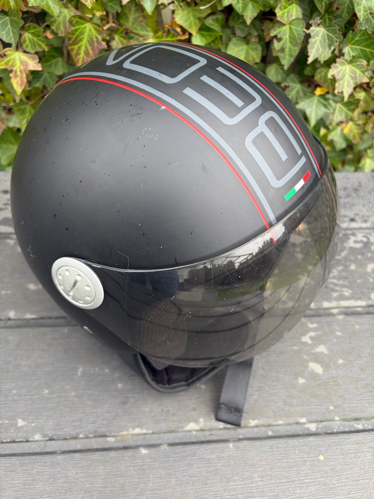 Zwarte Beon scooterhelm met Vizier - Maat XL, Ophalen, Gebruikt, Large