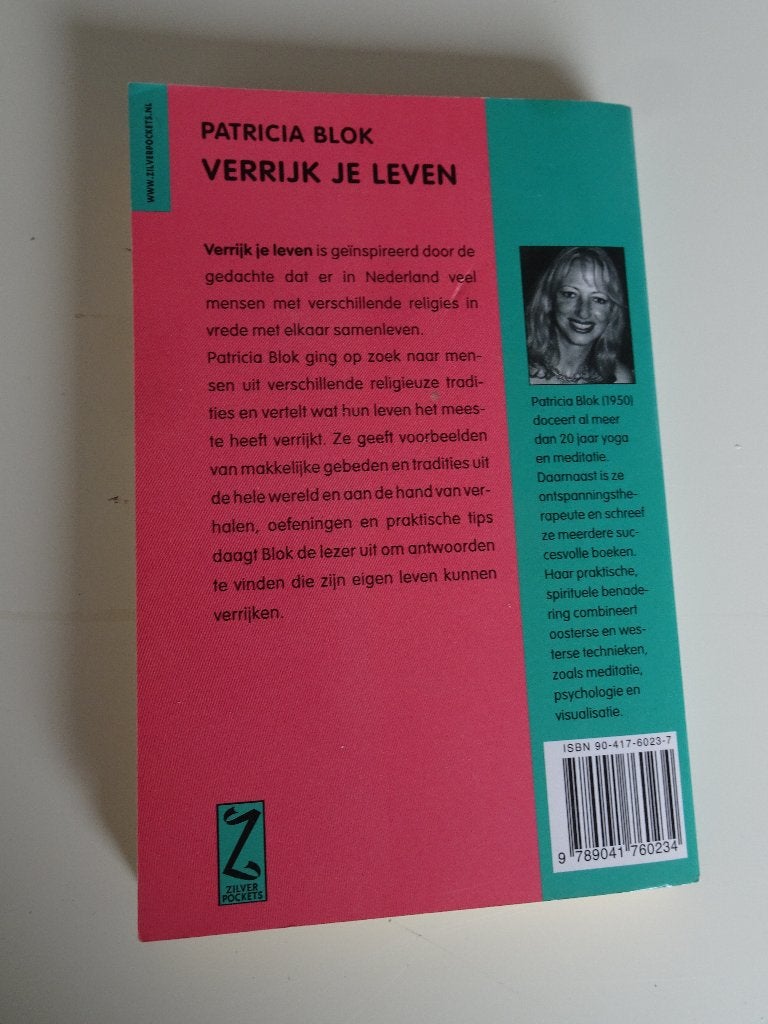 Verrijk je leven, Gelezen, Achtergrond en Informatie, Spiritualiteit algemeen, Patricia blok