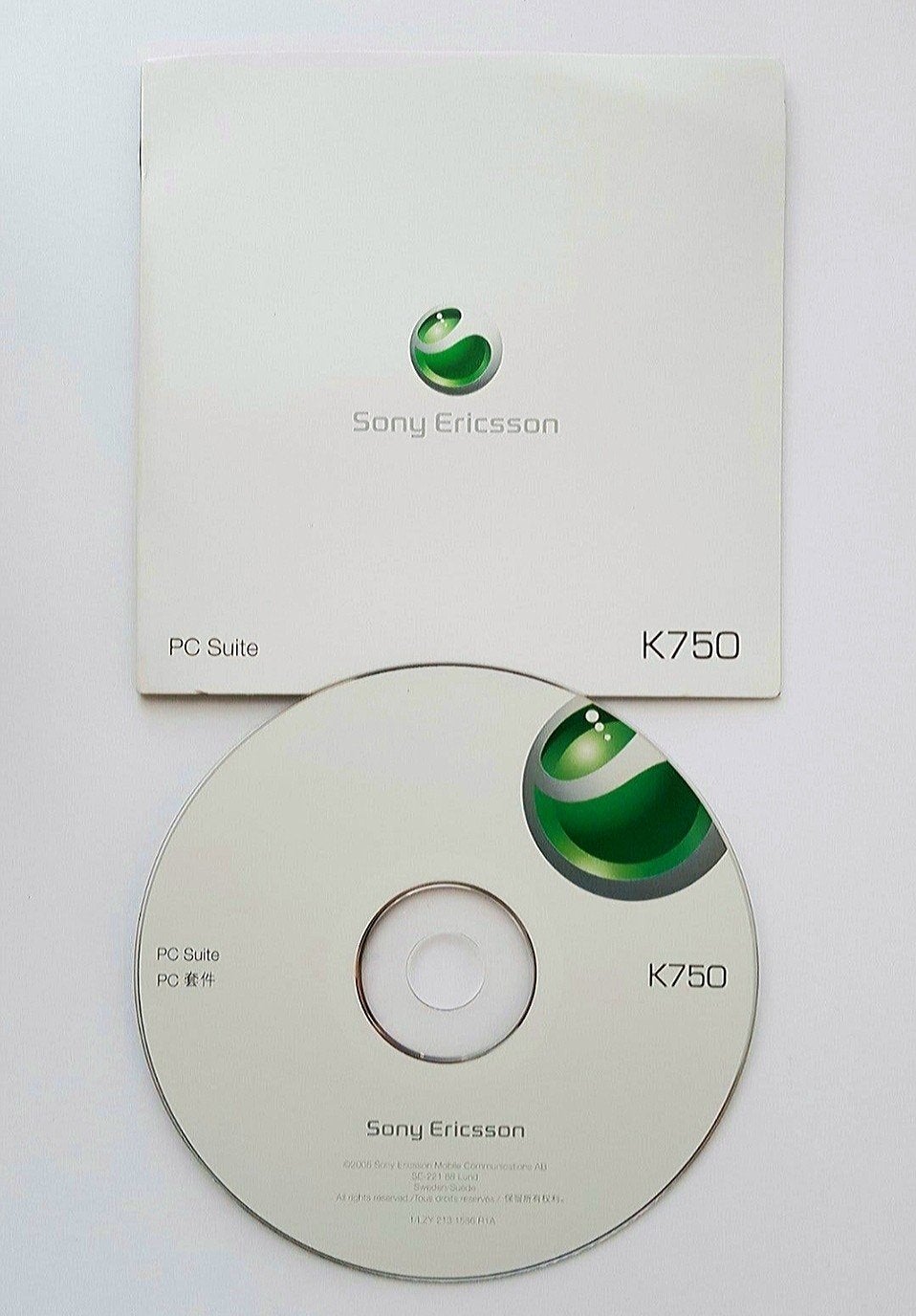 Software PC suite voor Sony Ericsson K750, Telecommunicatie, Mobiele telefoons | Sony, Verzenden, Zo goed als nieuw