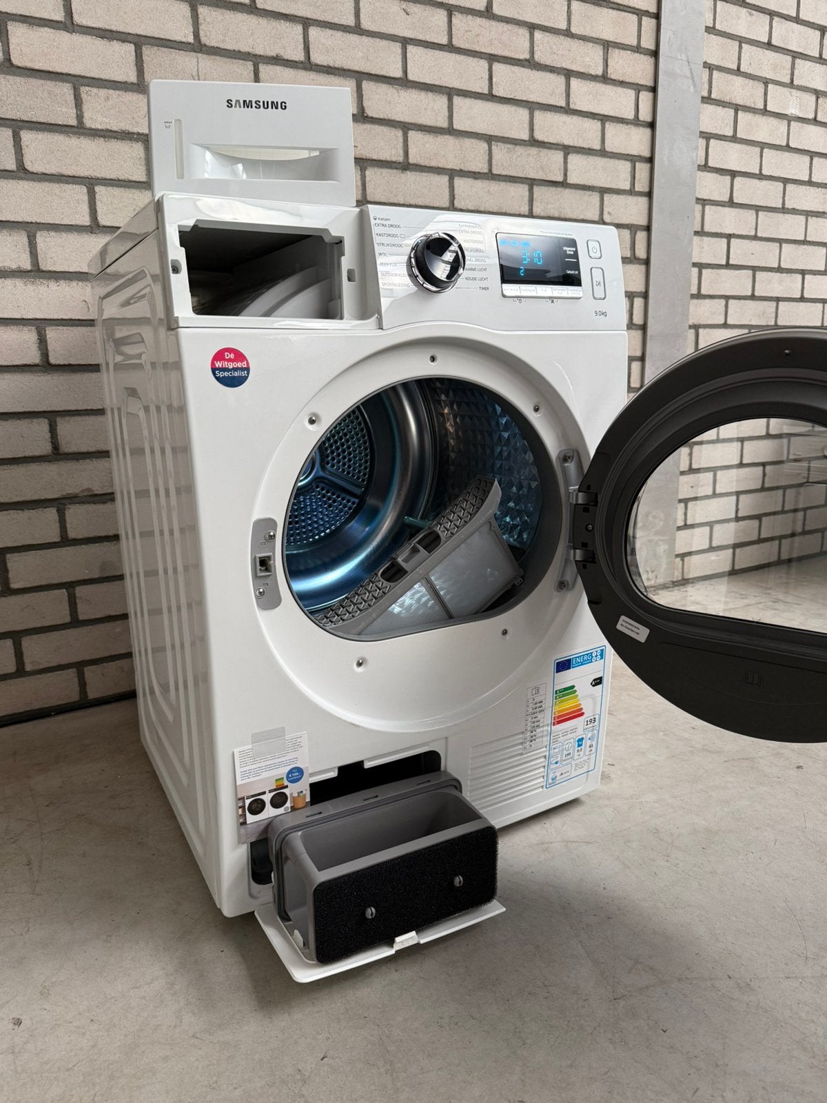 Foto 7 van Samsung ECObubble Warmtepompdroger 9KG A+++ MET GARANTIE!!!
