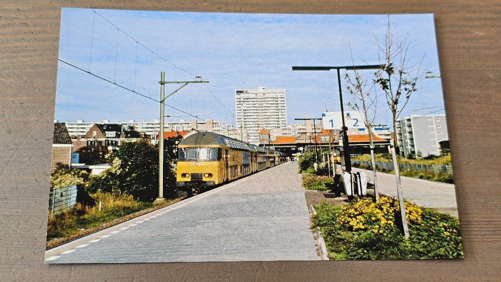 Foto TREIN NS Nederlandse Spoorwegen Dubbeldekker DDM, Verzenden, Gebruikt, Trein, Overige typen