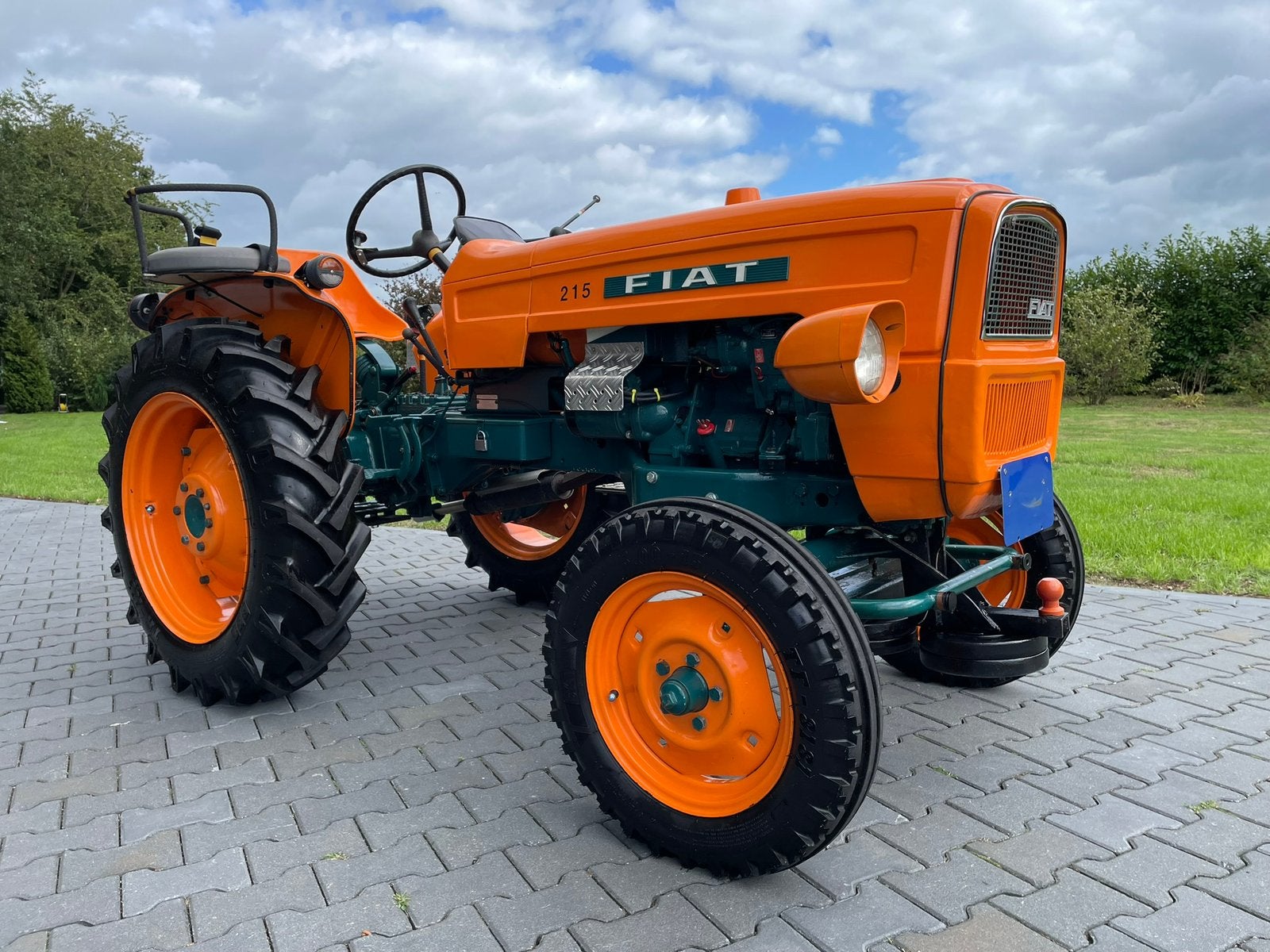 Fiat 215 Oldtimer Tractor UNIEK Exemplaar GERESTAUREERD, Ophalen, Oldtimer, Tot 80 Pk, Fiat