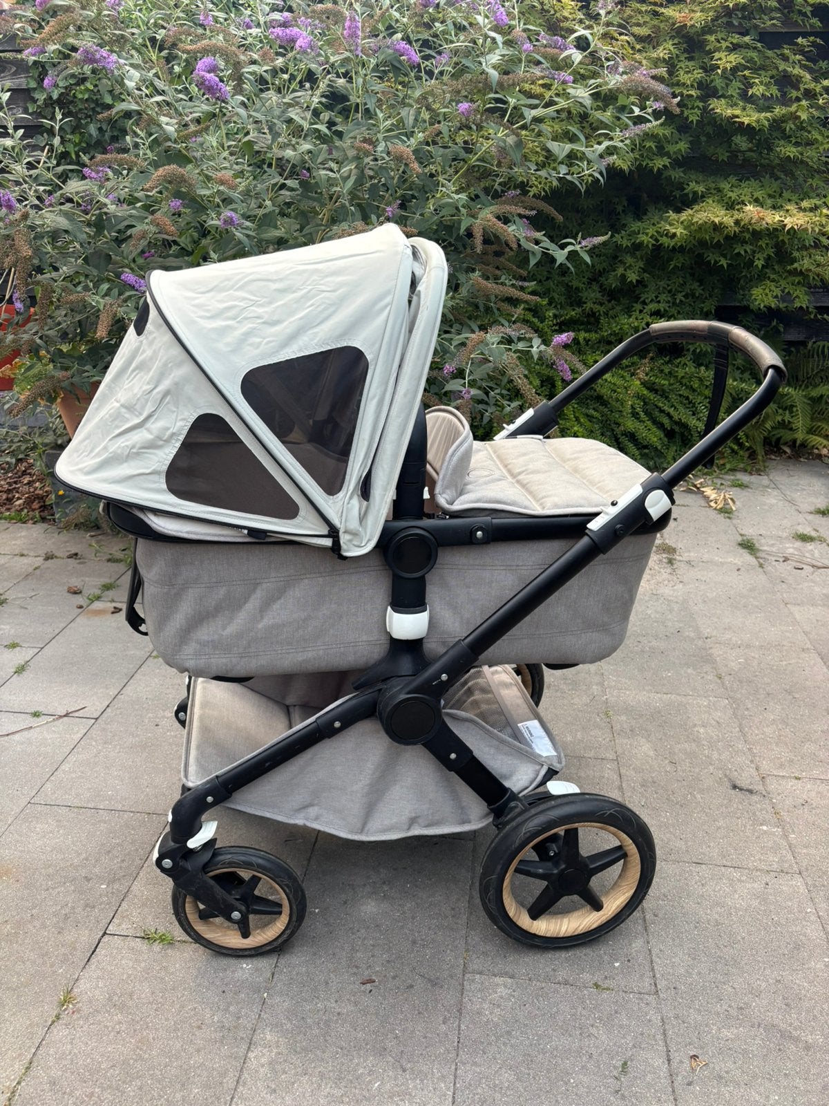 Bugaboo Fox met accessoires, Ophalen, Gebruikt, Bugaboo, Verstelbare duwstang