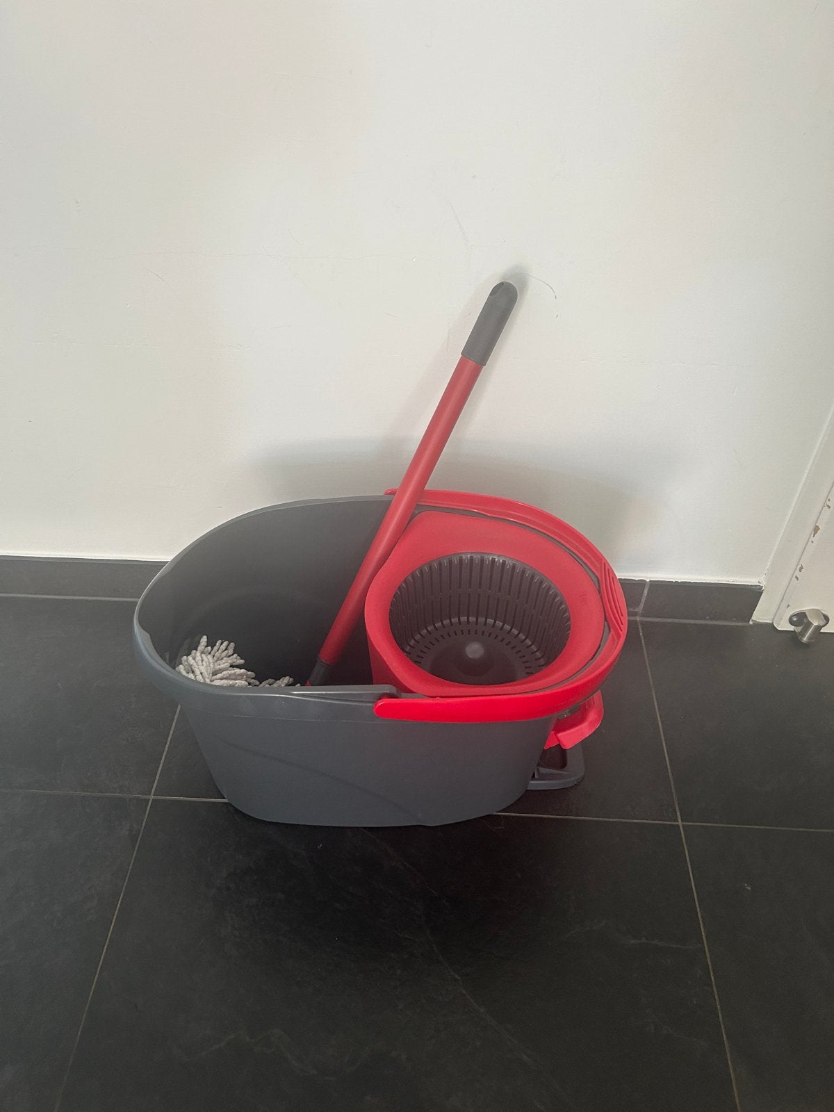 Dweilemmer met Mop en Wringer, Ophalen, Dweilemmer, -bak, of -wagen