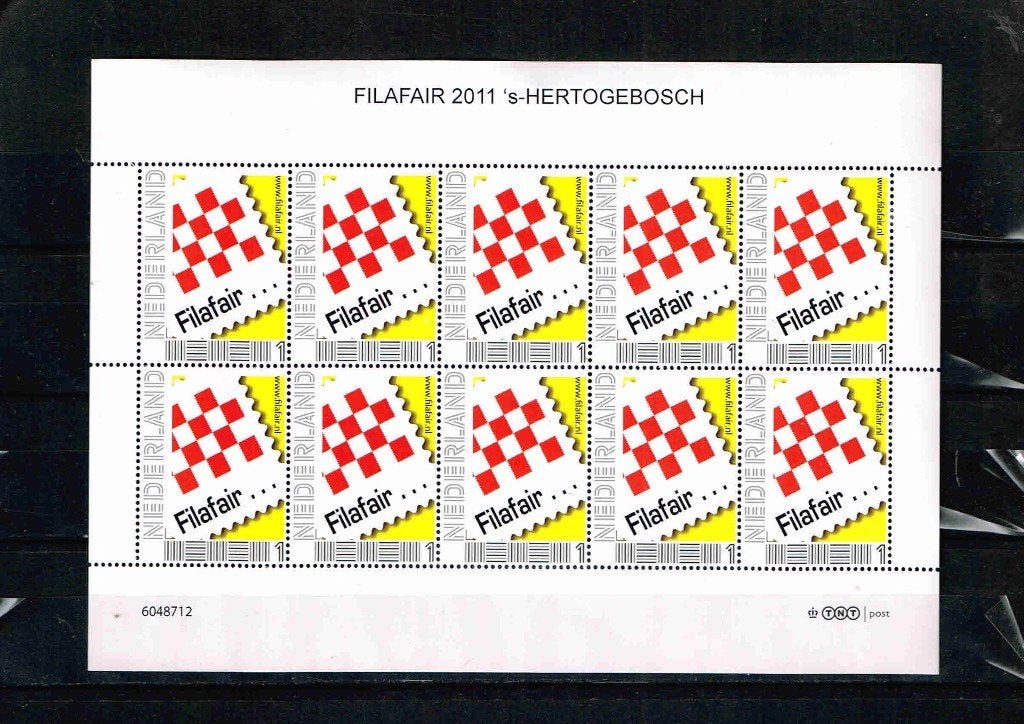 Filafair 's-Hertogenbosch vel 10 persoonlijke zegels/20b10, Verzenden, Na 1940, Postfris