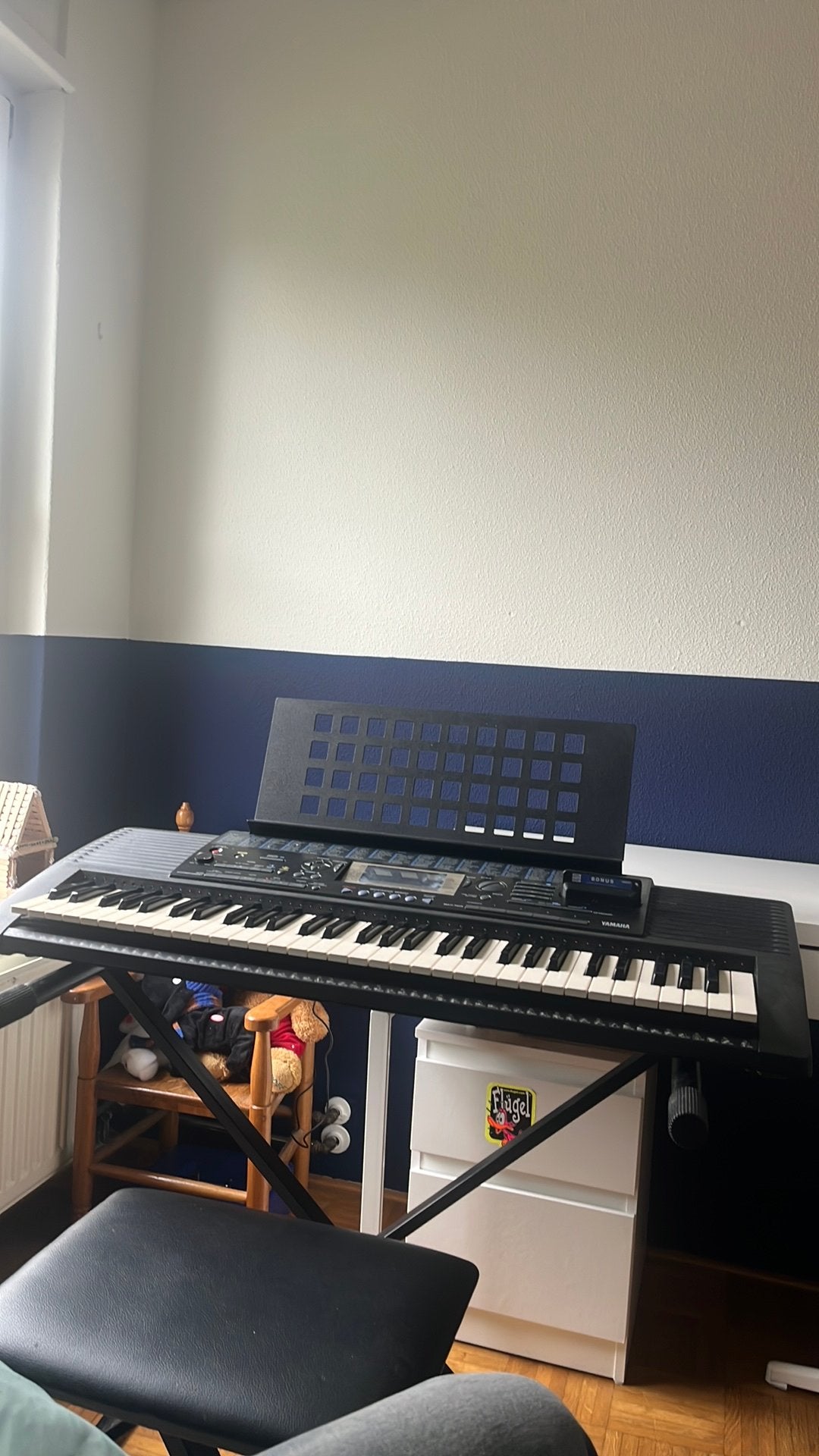 Yamaha keyboard PSR 420, Ophalen, Yamaha, Met standaard, 61 toetsen