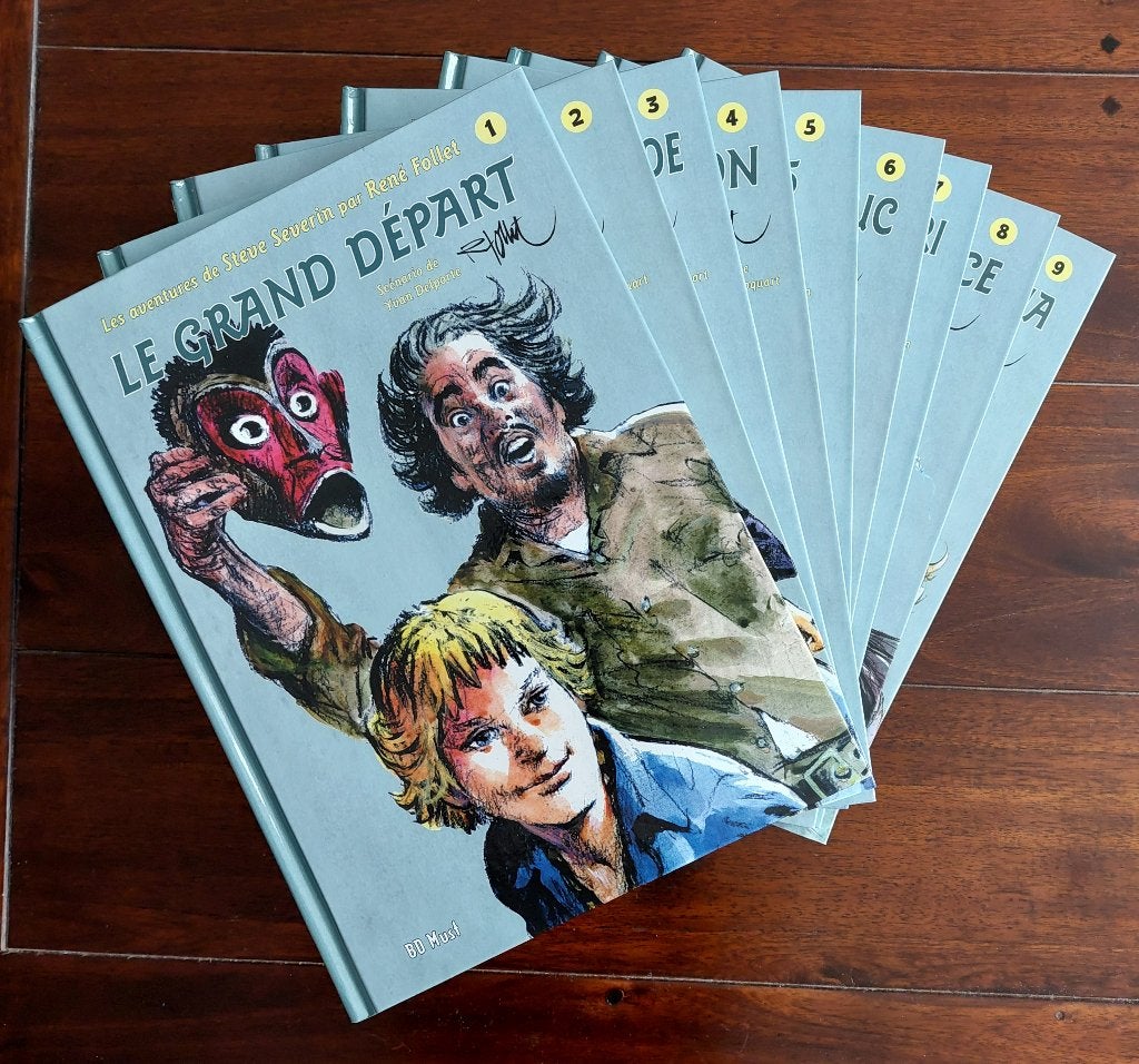 Steven Severijn - 9 delen Hardcover (2013), Ophalen of Verzenden, Zo goed als nieuw, René Follet, Meerdere stripboeken