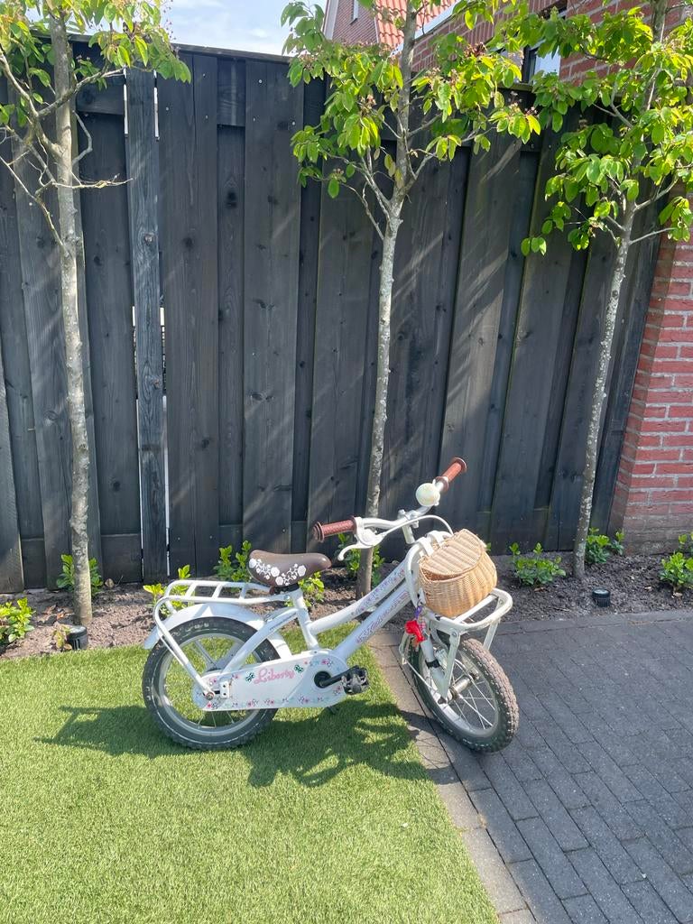 Dames kinderfietsje 14 inch - Goede staat, Ophalen of Verzenden, Gebruikt, Terugtraprem, Minder dan 16 inch