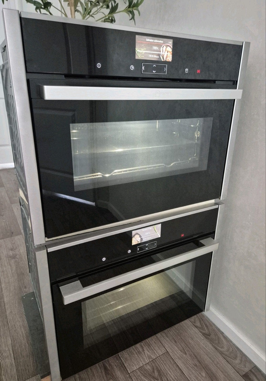 luxe NEFF set; combi stoombak met Wifi +Combi oven/magnetron, Witgoed en Apparatuur, Ophalen, 45 tot 50 cm, Neff, Zo goed als nieuw
