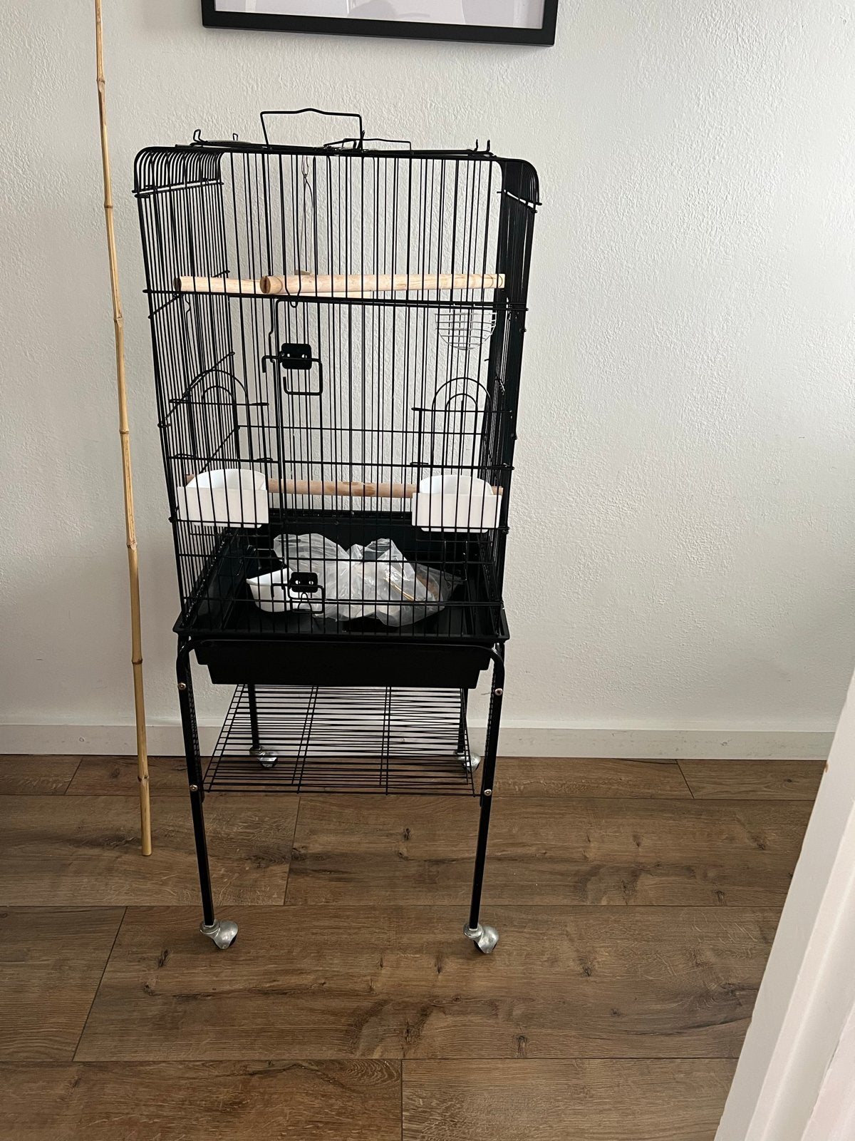 Vogelkooi, Ophalen, Zo goed als nieuw, Metaal, Vogelkooi