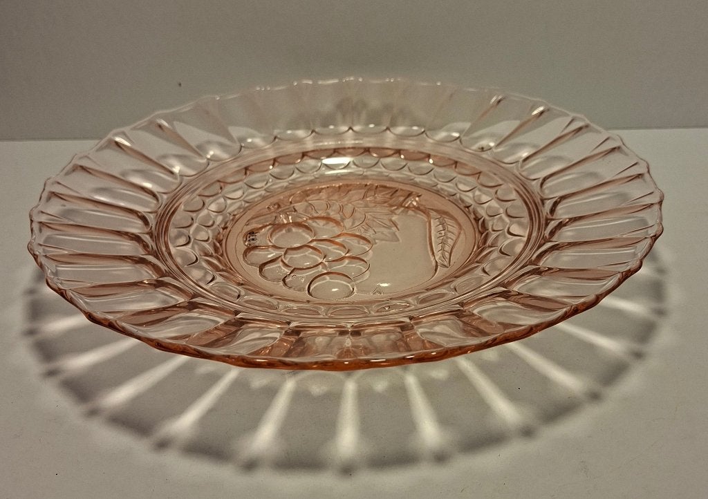 Grote gebaksschotel van persglas, Antiek en Kunst, Ophalen of Verzenden