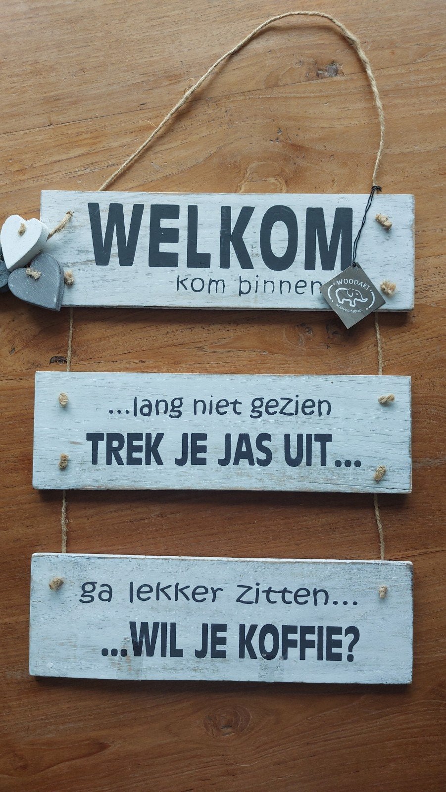 welkomstbordje, Ophalen of Verzenden