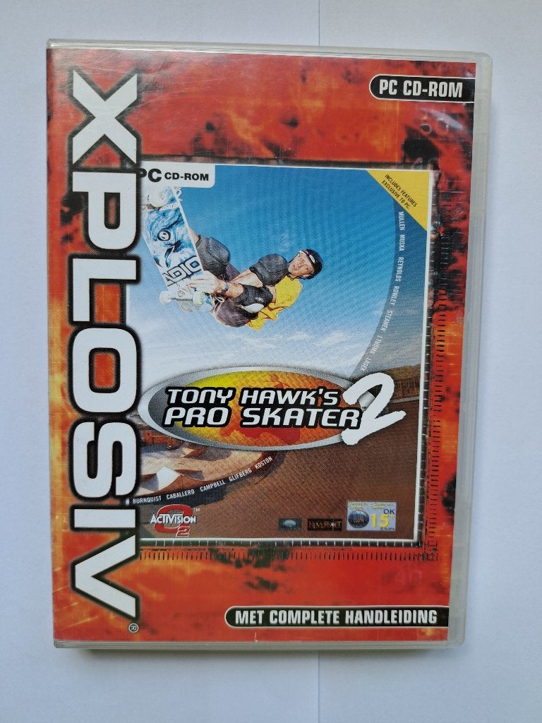 Pc cd rom tony hawk's pro skater 2, Gebruikt, 1 speler, Ophalen of Verzenden, Vanaf 16 jaar