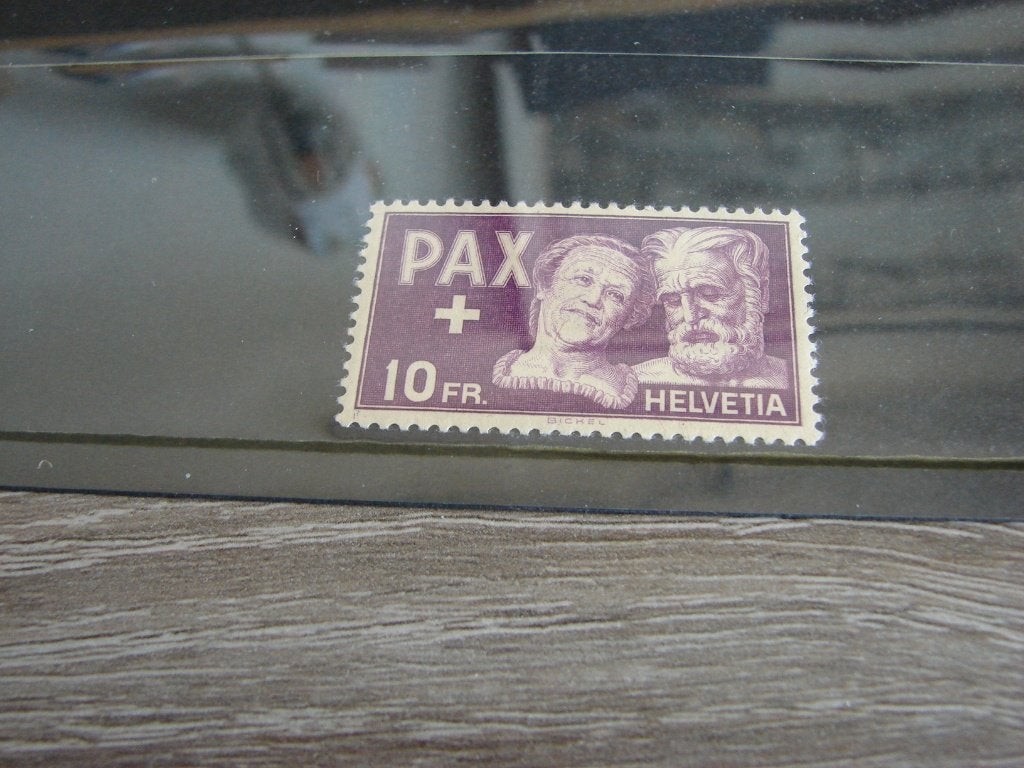 Zwitserland  10 frank Pax ongebruikt, Ophalen of Verzenden