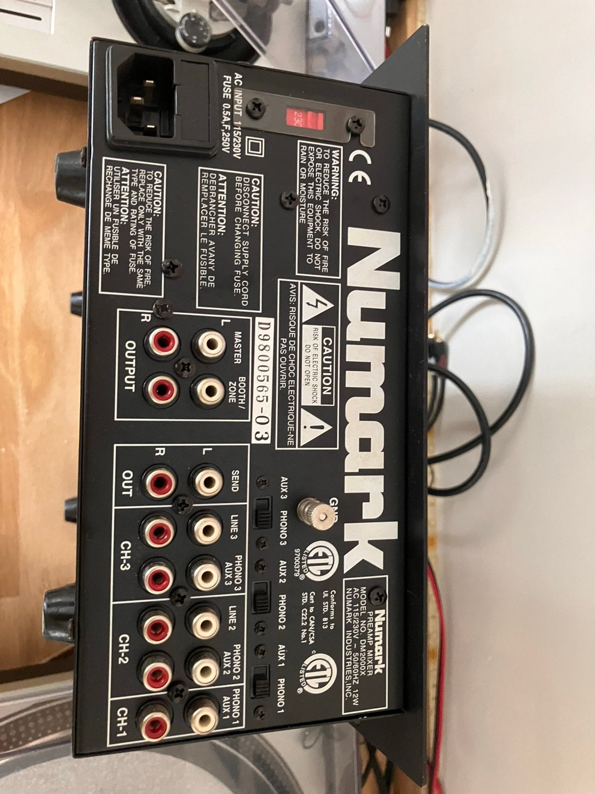 Numark DM2000X Pro Master Mix DJ Mixer, Muziek en Instrumenten, Mengpanelen, Ophalen, Gebruikt, Minder dan 5 kanalen