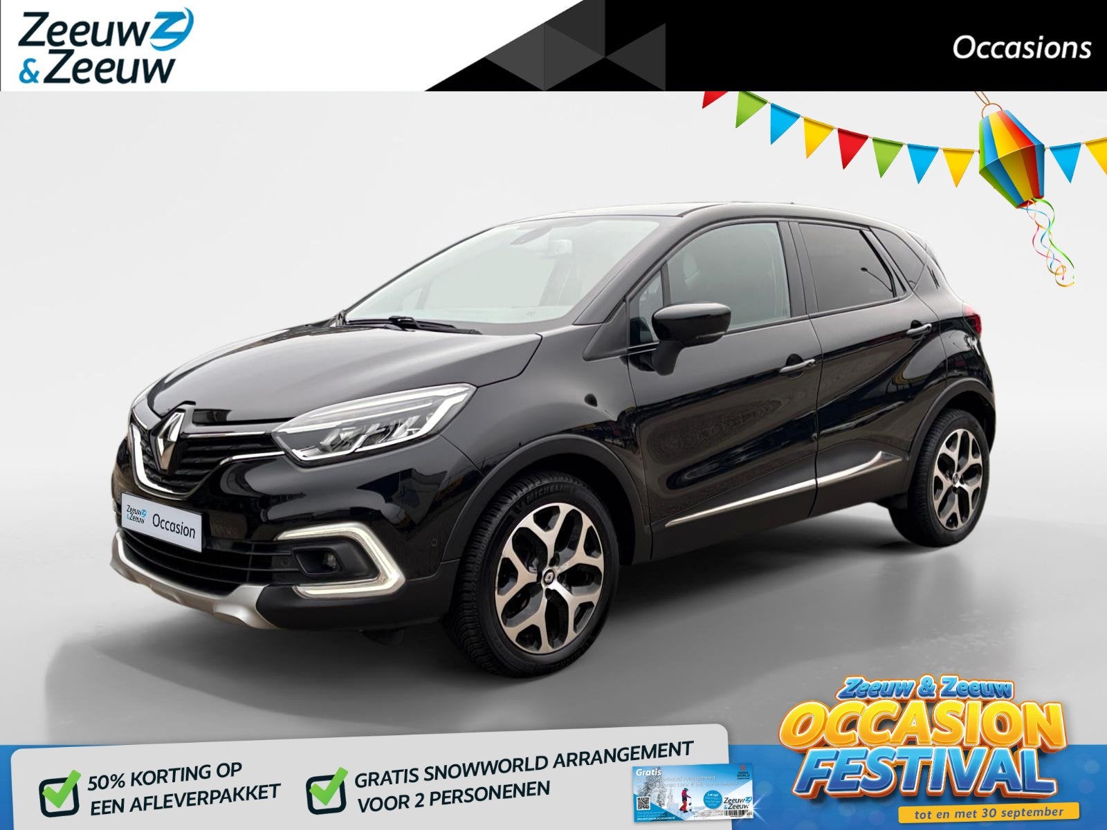 Renault Captur 0.9 TCe Edition One | Trekhaak | Stoelvw | Le, Auto's, Voorwielaandrijving, Automatische klimaatregeling, Gebruikt