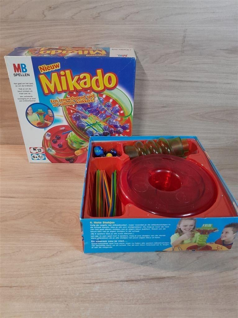 Mikado met vallende knikkers - s5705, Hobby en Vrije tijd, Gezelschapsspellen | Bordspellen, Verzenden, Zo goed als nieuw