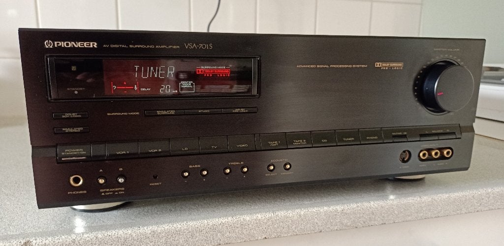 vintage stereo pioneer vsa 701s, Ophalen, Zo goed als nieuw, 60 tot 120 watt, Pioneer