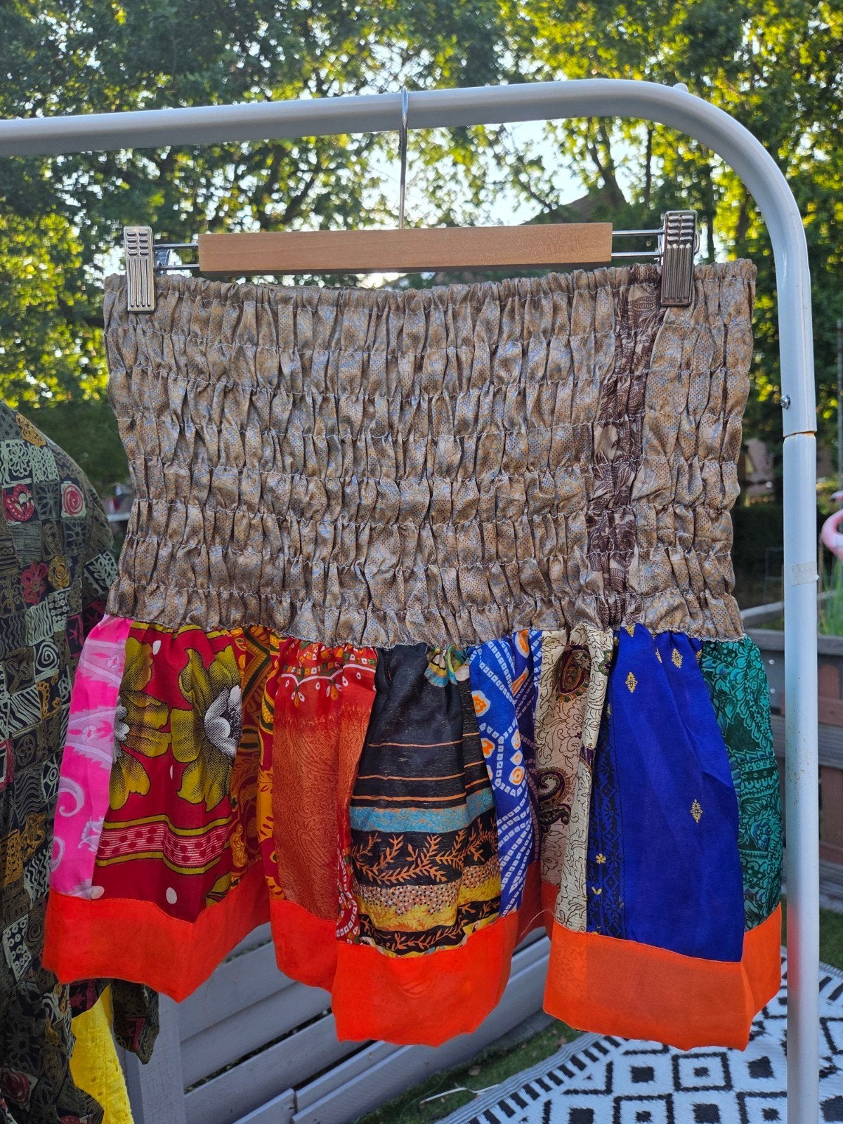 Kleurrijke Hippie Boho Rok - One Size, Maat 38/40 (M), Meerkleurig, Ophalen of Verzenden, Boven de knie