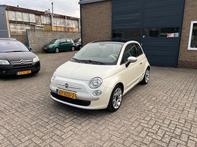 Fiat 500 0.9 TwinAir Lounge//Parelmoer wit//NAP*1-Ste eigena, Auto's, Voorwielaandrijving, Euro 5, Gebruikt, 31 €/maand