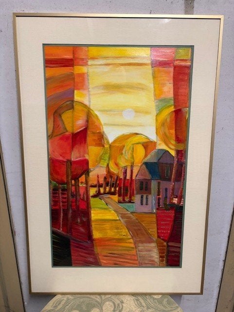 Schilderij...modern / abstract, Antiek en Kunst, Ophalen