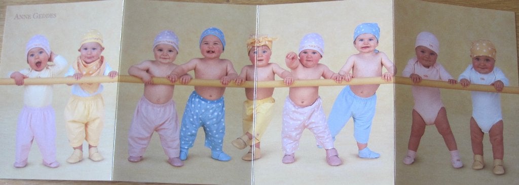 Anne Geddes - CX010 - veel staande babies - 2005 - nieuw, Verzenden, 1980 tot heden, Ongelopen, Kinderen
