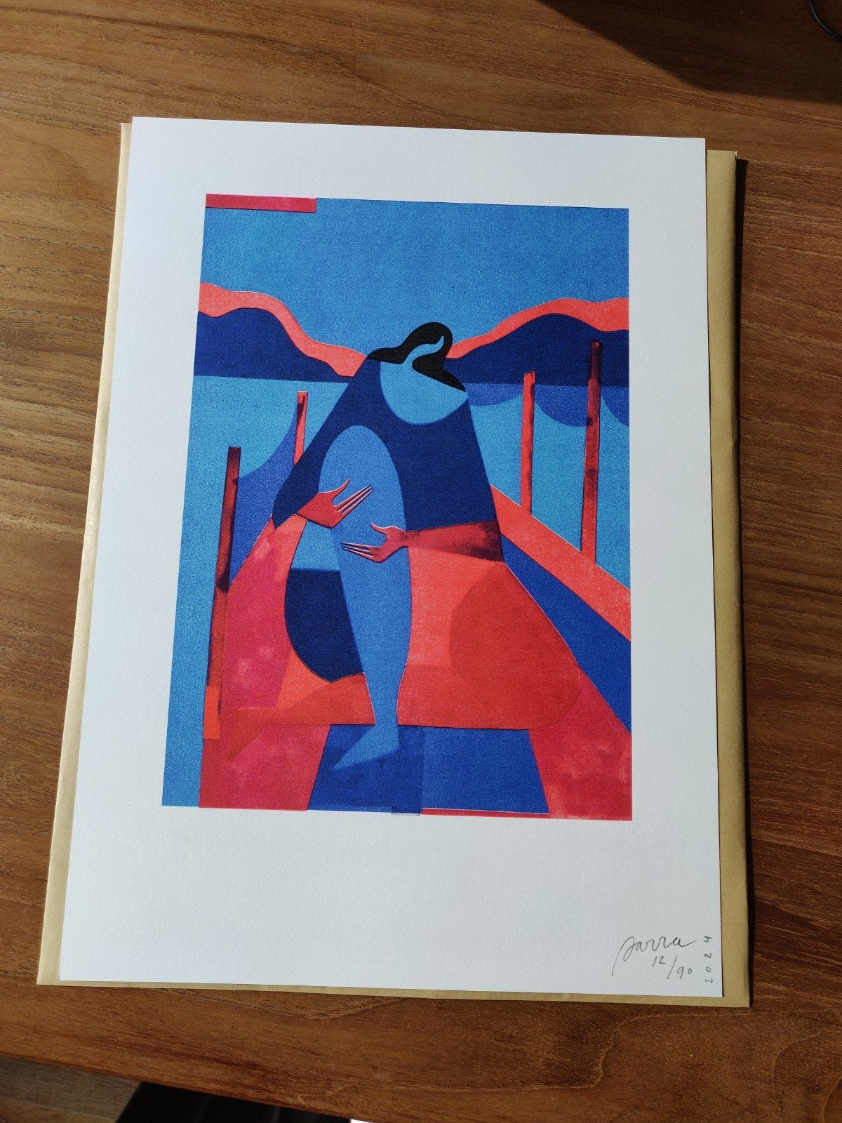 Piet Parra - Bay Docked riso print, Ophalen of Verzenden